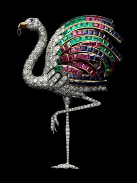 cartier brooch buyer|cartier flamingo brooch.